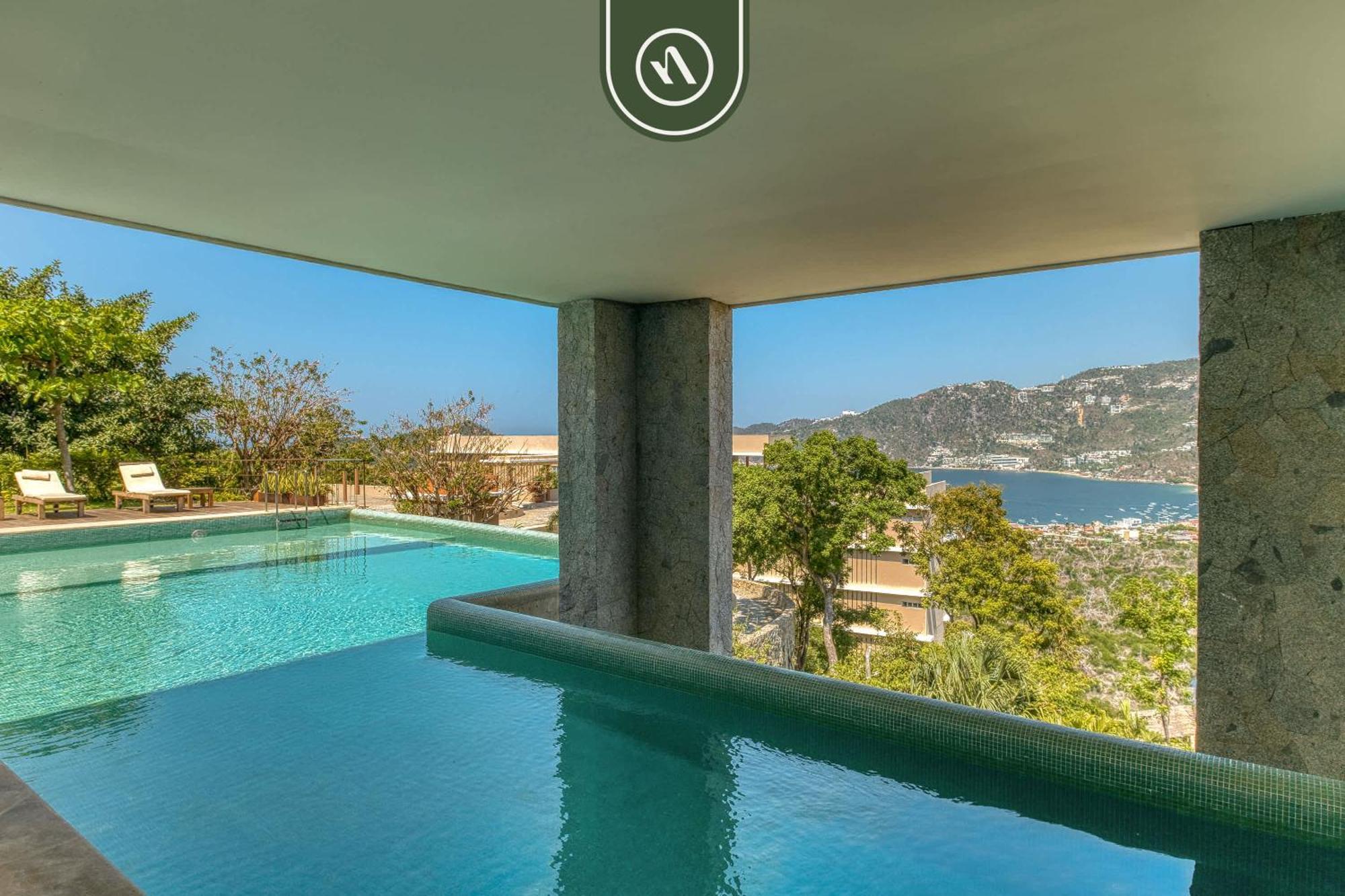 Luxury 4 Bedroom - Amazing Bay View - Pool * Acapulco